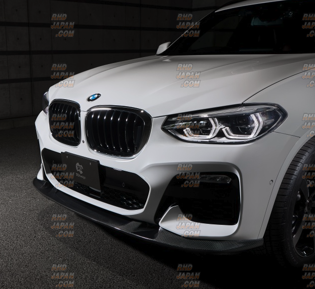 3D Design Front Lip Spoiler Carbon Fiber - BMW X3 G01 X4 G02 M